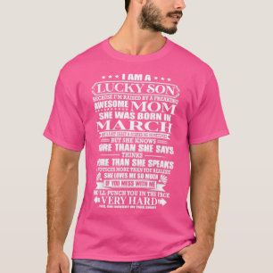 Camiseta Sou Um Filho Sortudo Porque Sou Criado Por Uma Ate