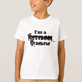 Camiseta Sou um Formando da pré-escola
