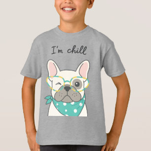 Camiseta Sou um French Bulldog Legal e Descontraíd