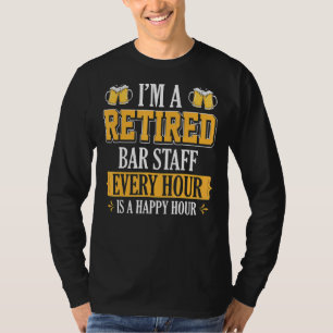 Camiseta Sou um Funcionarios Bar aposentado a cada hora