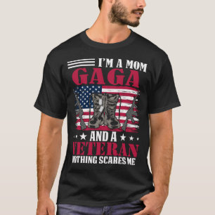 Camiseta Sou um GAGA Pai e um Veterano nada me assusta