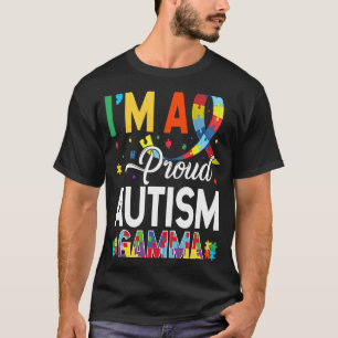 Camiseta Sou um Gama Orgulhoso do Autismo Correspondente ao