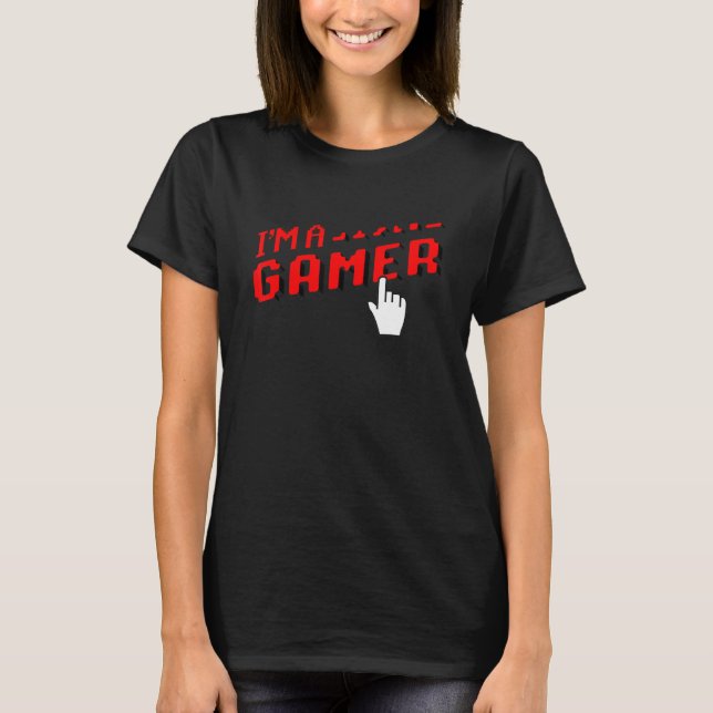 Camiseta Sou um Gamer Video Game Player Geek Pc Console (Frente)