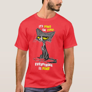 Camiseta Sou um gato sarcástico engraçado
