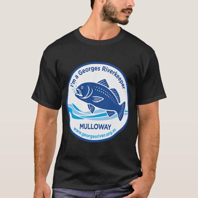 Camiseta Sou um Georges Riverkeeper - Mulloway (Frente)