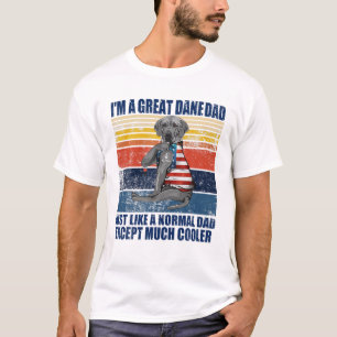 Camiseta Sou um grande Pai de dança, como um retrato norma