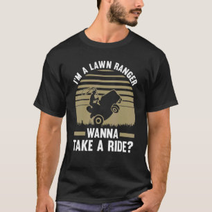 Camiseta Sou um guarda de jardim, quero dar uma volta de co