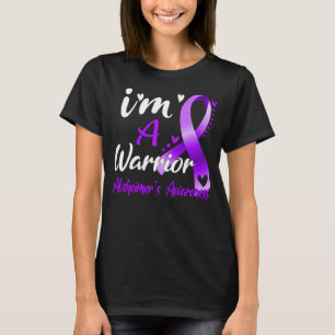 Camiseta Sou um guerreiro Alzheimer