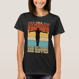 Camiseta Sou Um Gymnast, Mesmo Minhas Mãos São Gimnéticas.