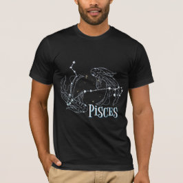Camiseta Sou um homem Peixes. Tendy Peixes Sinal de Zodiac