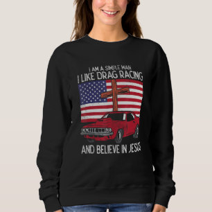Camiseta Sou um homem simples, gosto de corridas de arranca