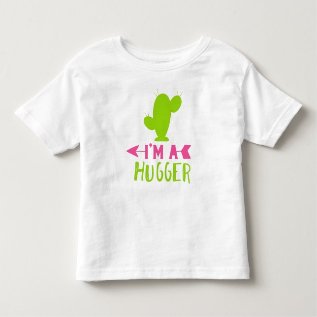 Camiseta Sou um Hugger, Cactus, Cactos, Succulent, Plant (Frente)