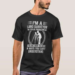 Camiseta Sou um investigador de terra ou um cartógrafo de t