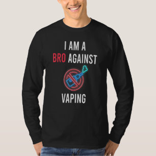 Camiseta Sou Um Irmão Contra Vaping Anti Vaping Apoiante
