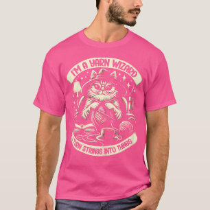 Camiseta SOU UM MAGO DO FIO TRANSFORMO CORDA EM COISAS Mulh