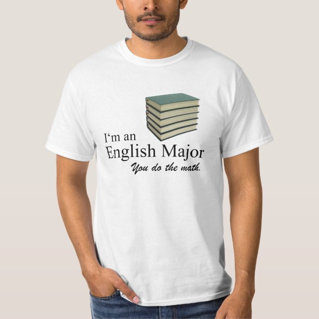 Camiseta Sou um Major Inglês que você faz as contas (Frente)