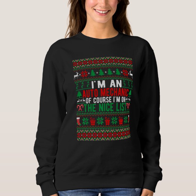 Camiseta Sou um mecânico automático, claro que estou no Lis (Frente)