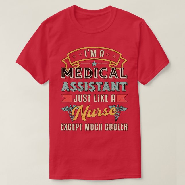 Camiseta Sou Um Médico Assistente Médico Enfermeiro Medicin (Frente do Design)