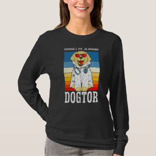 Camiseta Sou um médico veterinário de medicina veterinária.