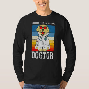 Camiseta Sou um médico veterinário de medicina veterinária.