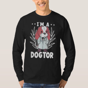 Camiseta Sou um médico veterinário de medicina veterinária.