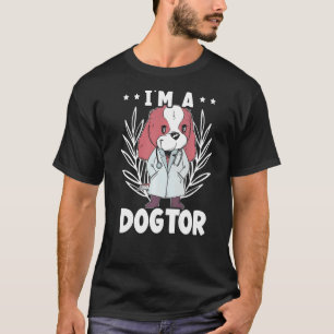 Camiseta Sou um médico veterinário de medicina veterinária.