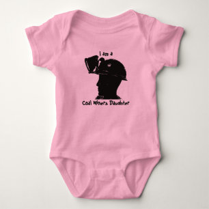 Camiseta Sou um Mineiro do Carvão Filha Criança