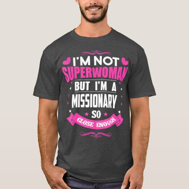 Camiseta Sou um Missionário (Frente)