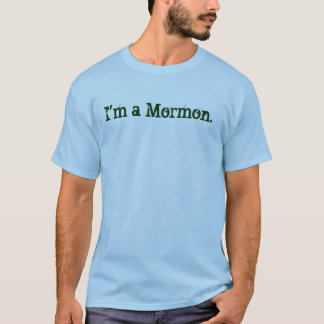 Camiseta Sou um Mórmon (Dele)