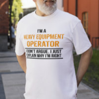 Sou um operador de equipamento pesado