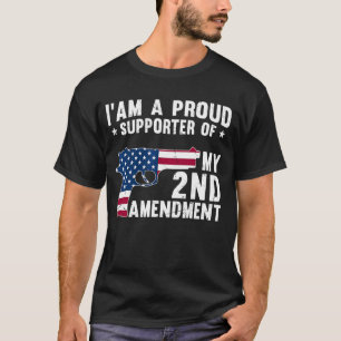 Camiseta Sou Um Orgulhoso Apoiante Do Meu segundo Alteração
