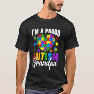 Camiseta Sou um orgulhoso avô de autista Dia de conscientiz