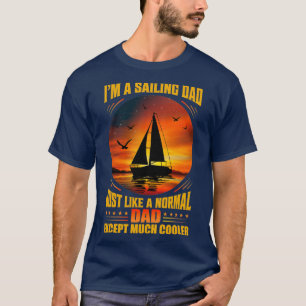 Camiseta Sou um pai à vela