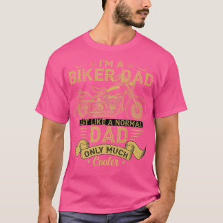 Camiseta Sou um Pai Biker como um Pai normal só muito