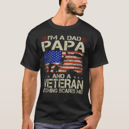 Camiseta Sou um pai, pai e um veterano