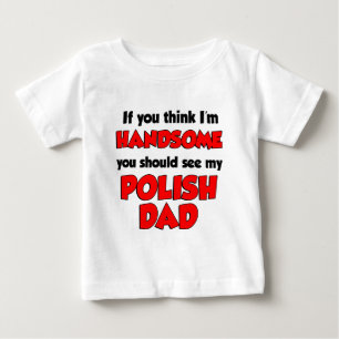 Camiseta Sou um Pai polonês bonito