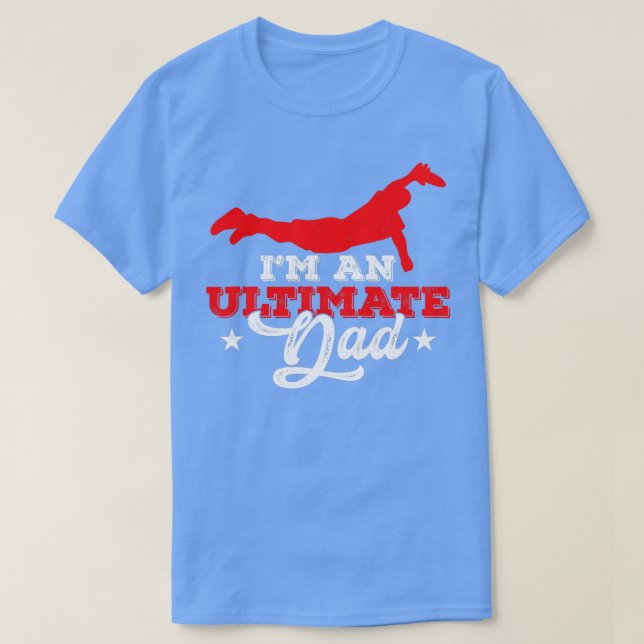 Camiseta Sou Um Pai Ultimate Frisbee (Frente do Design)