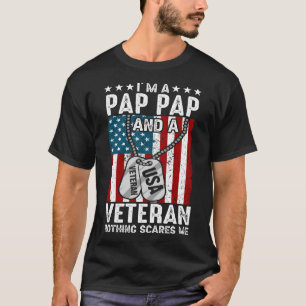 Camiseta Sou um PAP e um Veterano nada me assusta