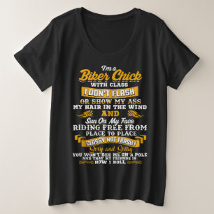 Camiseta Sou um Presente de Pintinho Biker para Motociclist