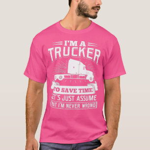 Camiseta Sou um presente de transporte de caminhoneiros