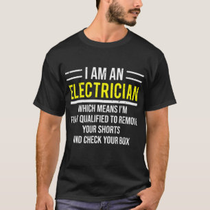 Camiseta Sou Um Presente Elétrico Engraçado Por Eletricidad