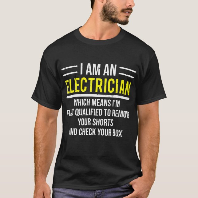 Camiseta Sou Um Presente Elétrico Engraçado Por Eletricidad (Frente)