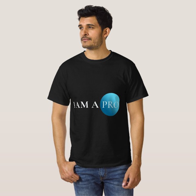 Camiseta SOU UM PROFISSIONAL | Empoderamento Minimalista  (Frente Completa)