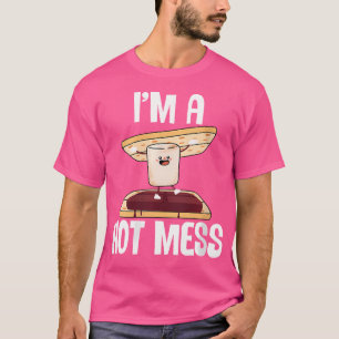 Camiseta Sou Um Quente Menos Engraçado, Chorando Campo S'Mo