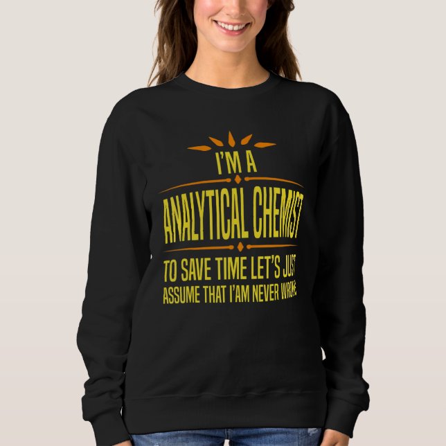 Camiseta Sou um Químico Analítico (Frente)