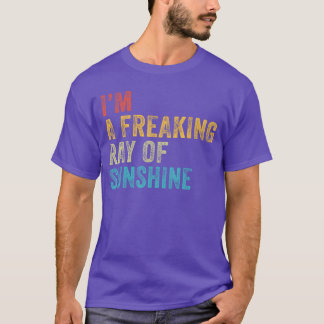 Camiseta Sou um raio de sol dos diabos engraçado sarcástico
