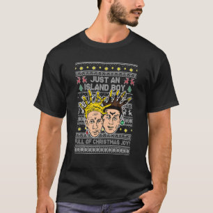 Camiseta Sou um rapaz da ilha, feio de Natal, Ima So Island