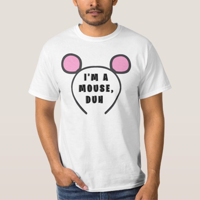 Camiseta Sou um Rato Duh (Frente)