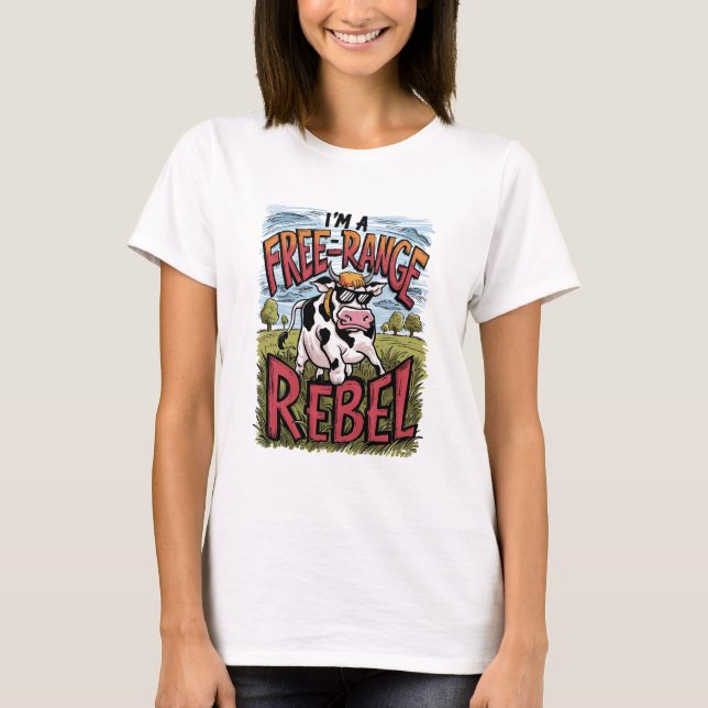 Camiseta Sou um Rebelde de Intervalo Livre (Frente)