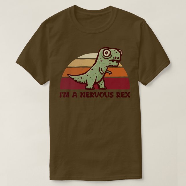 Camiseta Sou um Rex Nervoso (Frente do Design)